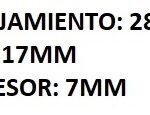 RETEN DE DIRECTA EJE PRIMARIO FIAT 600/ 133