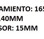 RETEN DE BANCADA DOBLE LABIO ROSCADO  FIAT CAMION 619/ 643