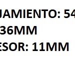 RETEN DE SALIDA SEMIEJE CON FIELTRO RENAULT 6/12