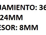 RETEN DE DIRECTA  GRUESA RENAULT R9/ R11/ R12- BREAK