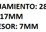 RETEN DE DIRECTA FINA RENAULT 6/12 (75/...)