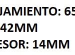 RETEN RUEDA TRASERA EXTERNO FORD FALCON RANCHERO/ PEUGEOT 40