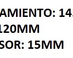 RETEN RUEDA TRASERA DOBLE LABIO MERCEDES BENZ 1517