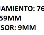 RETEN RUEDA DELANTERA FORD F-250/ F-350/ F-4000 (77/...)