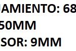 RETEN DE RUEDA DELANTERA TOYOTA HILUX 4X2