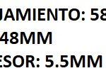 RETEN DE RUEDA TRASERA RENAULT R12 (ULT.MOD)/ 18/ FUEGO