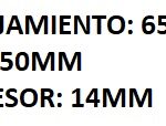RETEN RUEDA DELANTERA-TRASERA FORD SIERRA 1.6-2.3/ ESCORT