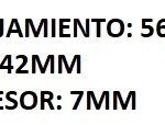 RETEN ARBOL DE LEVA CHEVROLET AVEO 1.6 16V/ RETEN DE DISTRIB