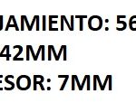 RETEN ARBOL DE LEVA CHEVROLET AVEO 1.6 16V/ RETEN DE DISTRIB