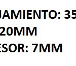 RETEN DIRECTA EJE SECUNDARIO VOLKSWAGEN GACEL/ GOL/ SENDA/ S