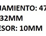 RETEN ARBOL SECUNDARIO BOMBA DE ACITE MOTOR DIESEL VOLKSWAGE