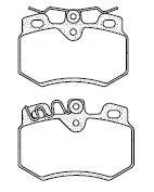 Pastillas de Freno (0182) (89MM) CITROEN AX GTI-C 15-ZX/PEUGEOT 205-309