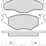 Pastillas de Freno (0204) (137MM) SEAT  IBIZA  1800  90/94
