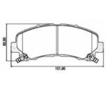 Pastillas de Freno (1090)(151MM) CHEVROLET S10, SILVERADO (13/...)
