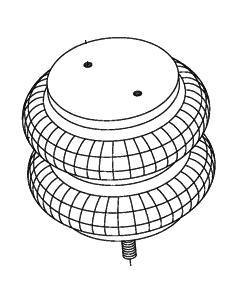PIEZAS  FUELLE DE LEVANTE P/ SUSP. NEUM. 4 FIJAC