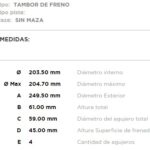 (11190) (203MM) FIAT ARGO 1.0/1.3- CRONOS - PALIO (12/..)/