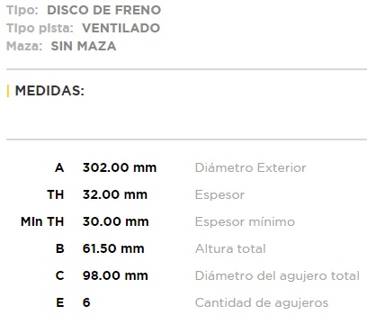 (14014)(302MM) FORD RANGER 4X2, 4X4 2012/...