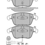 Pastillas de Freno (1081)(155MM) AUDI Q3 / VW TIGUAN- SHARAN II (07/...)