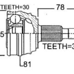 (NJH30-1961)(INT-30/EXT-36) VOLKSWAGEN PASSAT (96/...) 2.5 T