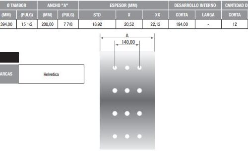 BLOQUES PARA FRENO HELVETICA