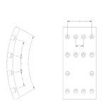 BLOQUES PARA FRENO EL DETALLE OA101 - OA102 / MERCEDES