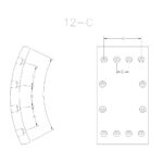 BLOQUES PARA FRENO EL DETALLE OA 101, OA 102 / REFORMA