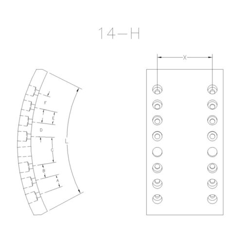 BLOQUES PARA FRENO IVECO DAILY 59.12, 60.12, 70.13 - SCUDATO