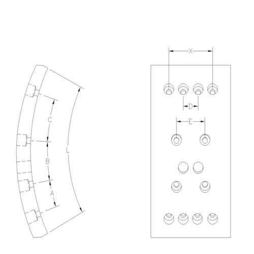 BLOQUES PARA FRENO IVECO EUROSTAR, EUROTECH, EUROTRAKKER