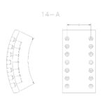BLOQUES PARA FRENO M. BENZ 312 - 3500