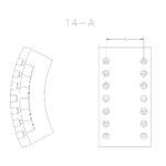 BLOQUES PARA FRENO M. BENZ 608