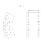 BLOQUES PARA FRENO M. BENZ 609, 709, 710, 711, 712, 809,
