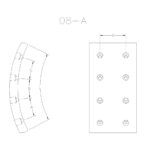 BLOQUES PARA FRENO SCANIA B-100, 110, 111 / F-112, 113 /