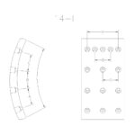 BLOQUES PARA FRENO VOLVO FH-12, 13 / FM-440, 10, 11, 12 /