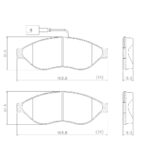 Pastillas de Freno (1128) CITROEN JUMPER/FIAT DUCATO/ PEUGEOT BOXER