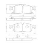Pastillas de Freno (1052)(193MM) GRAND CHEROKEE III/  (10/....) M.BENZ GL400