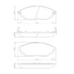 Pastillas de Freno (1107) (133MM) CHEVROLET SPARK (10/...)/ DAEWOO MATIZ III
