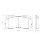 Pastillas de Freno (0820)(174MM) IVECO DAILY 70C16 - EUROCARGO 60, 65, 75