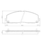Pastillas de Freno (1138)(183MM) DODGE JOURNEY, DODGE - CHRYSLER GRAND CARAVAN