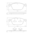 Pastillas de Freno (1066)(193MM) VOLVO XC60,XC90