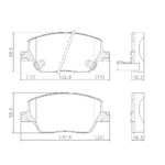 Pastillas de Freno (1209) (133MM) FIAT TIPO 1.3D- 1.4-1.6 (15/...)- ARGO-CRONOS