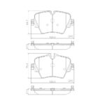 Pastillas de Freno (1195) (129MM)BMW X1- X2- X3- MINI COOPER (16/...)