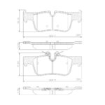Pastillas de Freno (1226) (123MM)BMW X1- X2- X3- MINI COOPER (16/...) (TRASERA)