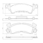 Pastillas de Freno (0027)(197MM-183MM) JEEP WAGONEER / CHEVROLET C-10 SILVERADO