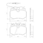 Pastillas de Freno (0182) (89MM) PEUGEOT 205 / 205 GTI / CITROEN XANTIA -