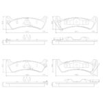 Pastillas de Freno (0486)(143MM) JEEP GRAND CHEROKEE - WRANGLER  97/99
