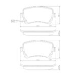 Pastillas de Freno (0935) (115MM) AUDI A4 - A4 QUATTRO A6/ A8/ RS6/ S4 TRASERA