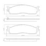 Pastillas de Freno (0810)(220MM) DODGE RAM 2500 - 3500