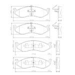 Pastillas de Freno (0099) (177MM) JEEP CHEROKEE/ GRAND CHEROKEE