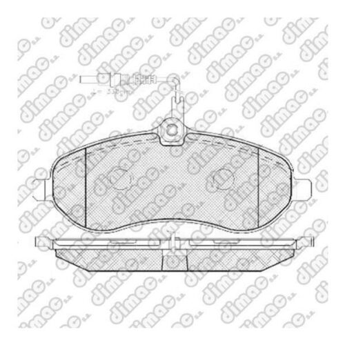 Pastillas de Freno (0916)(162MM) PEUGEOT EXPERT / FIAT ESCUDO / CITROEN JUMPY