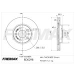 (296MM) RENAULT KOLEOS 2.5 16V/ NISSAN X-TRAIL 2.5 16V LEAF